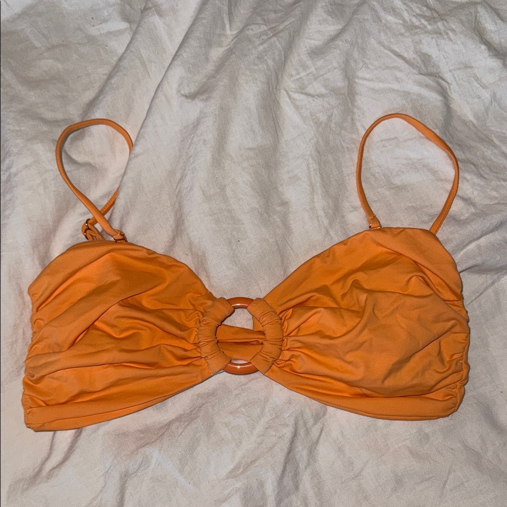 Riot Swim Vibrant Orange Bikini Top